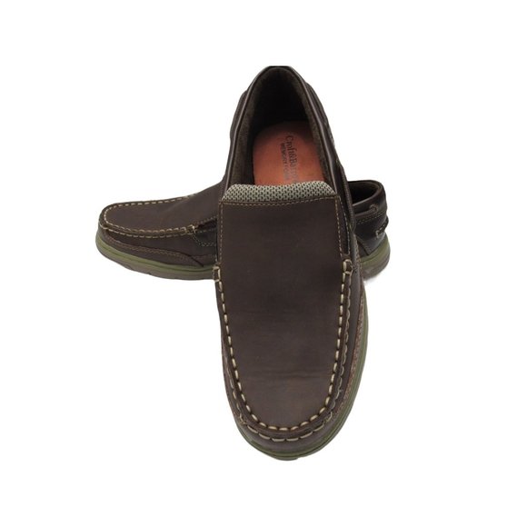 CROFT & BORROW MEMORY FOAM BOAT MEN SHOES - Picture 3 of 6